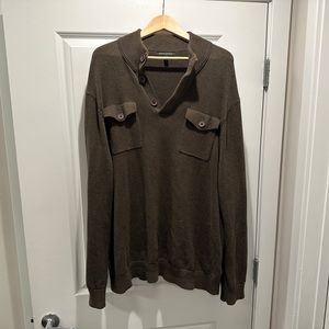 Banana Republic Pullover 3-Button Sweater XXL